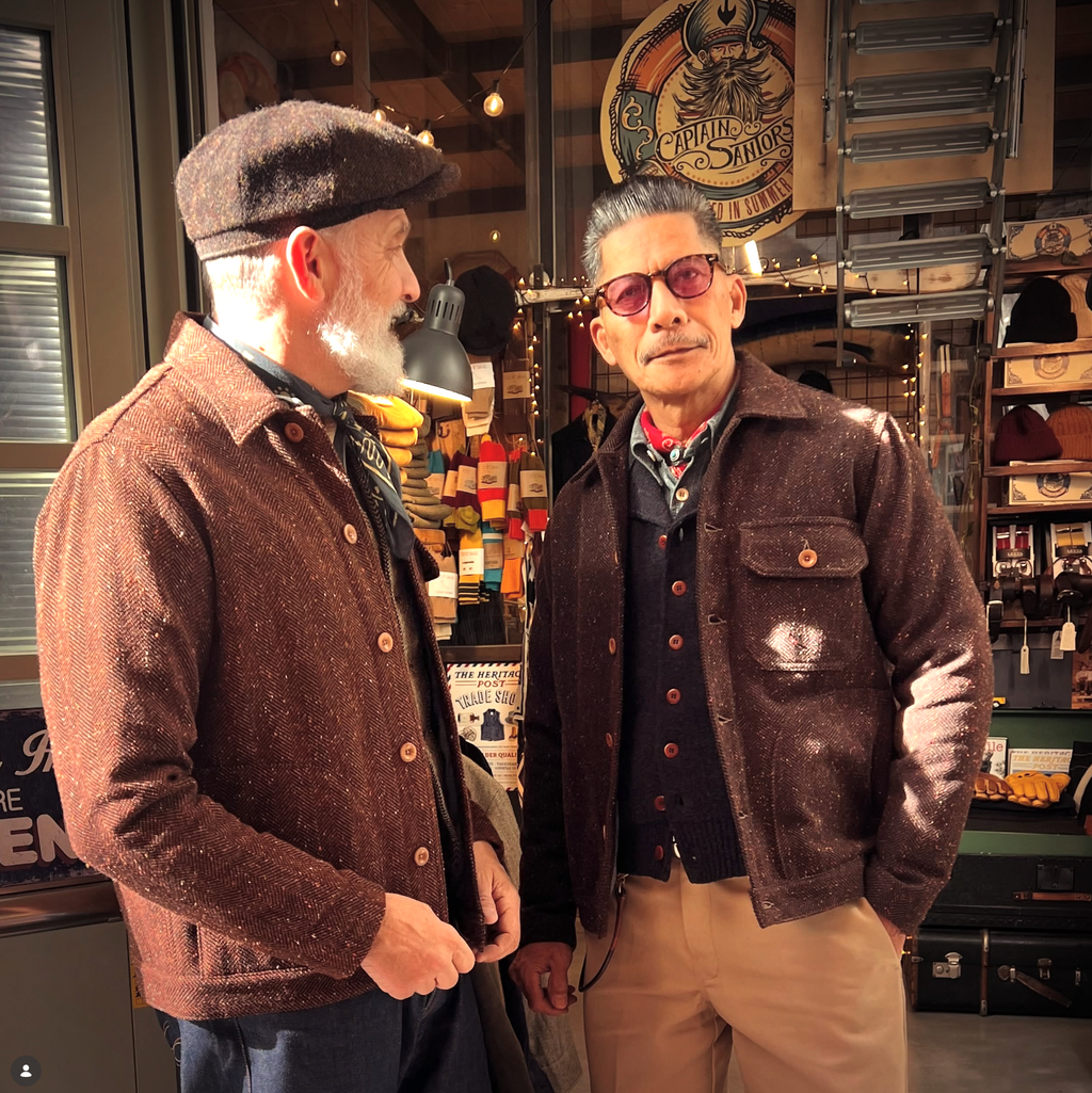 Captain Santors - Carpenter Jacket Orange/brown