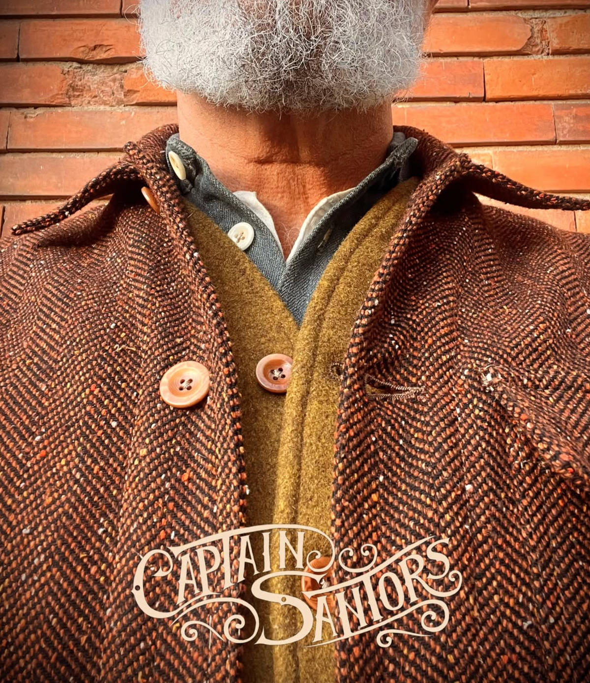 Captain Santors - Carpenter Jacket Orange/brown