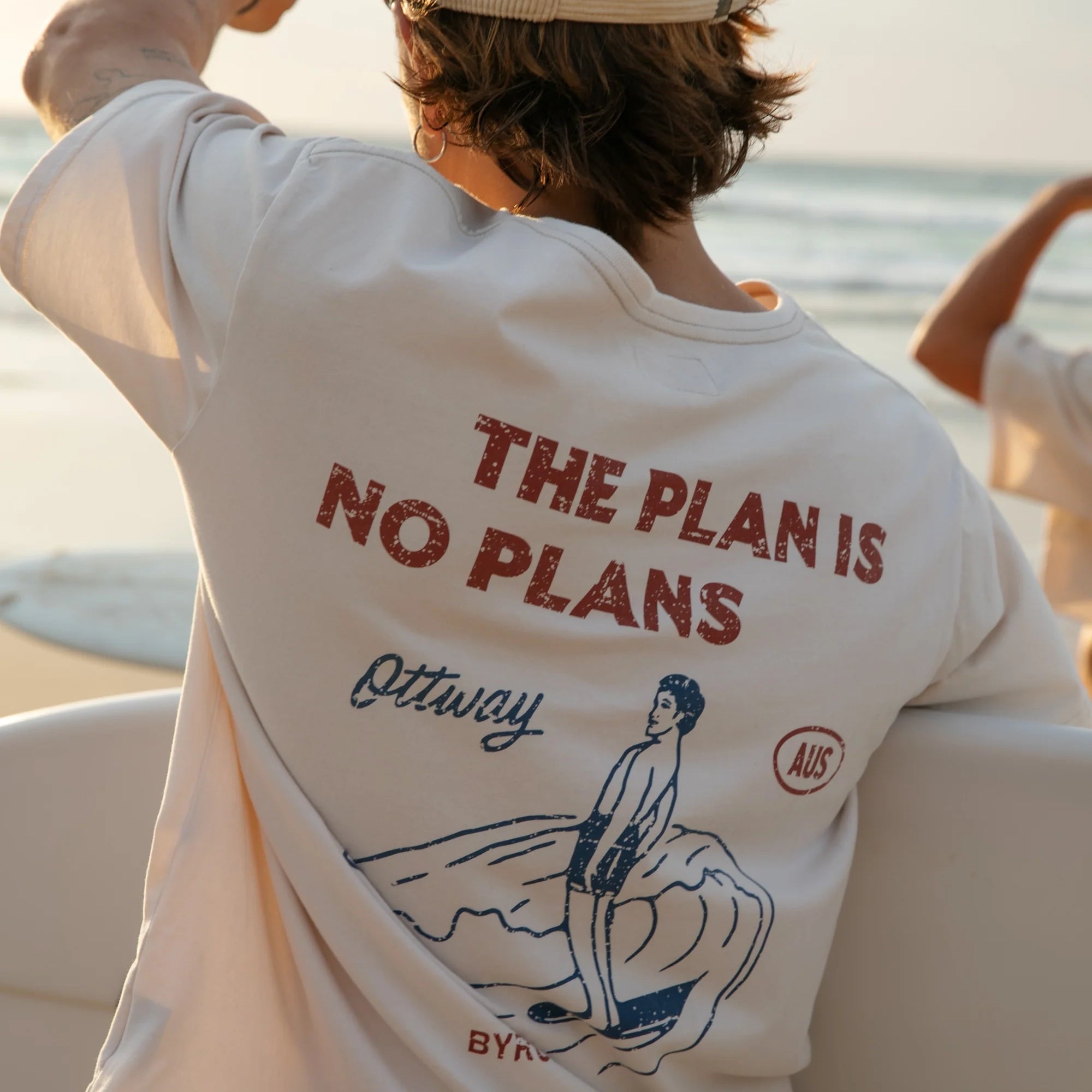 Ottway - The Plan is No Plans T-Shirt - Off-White