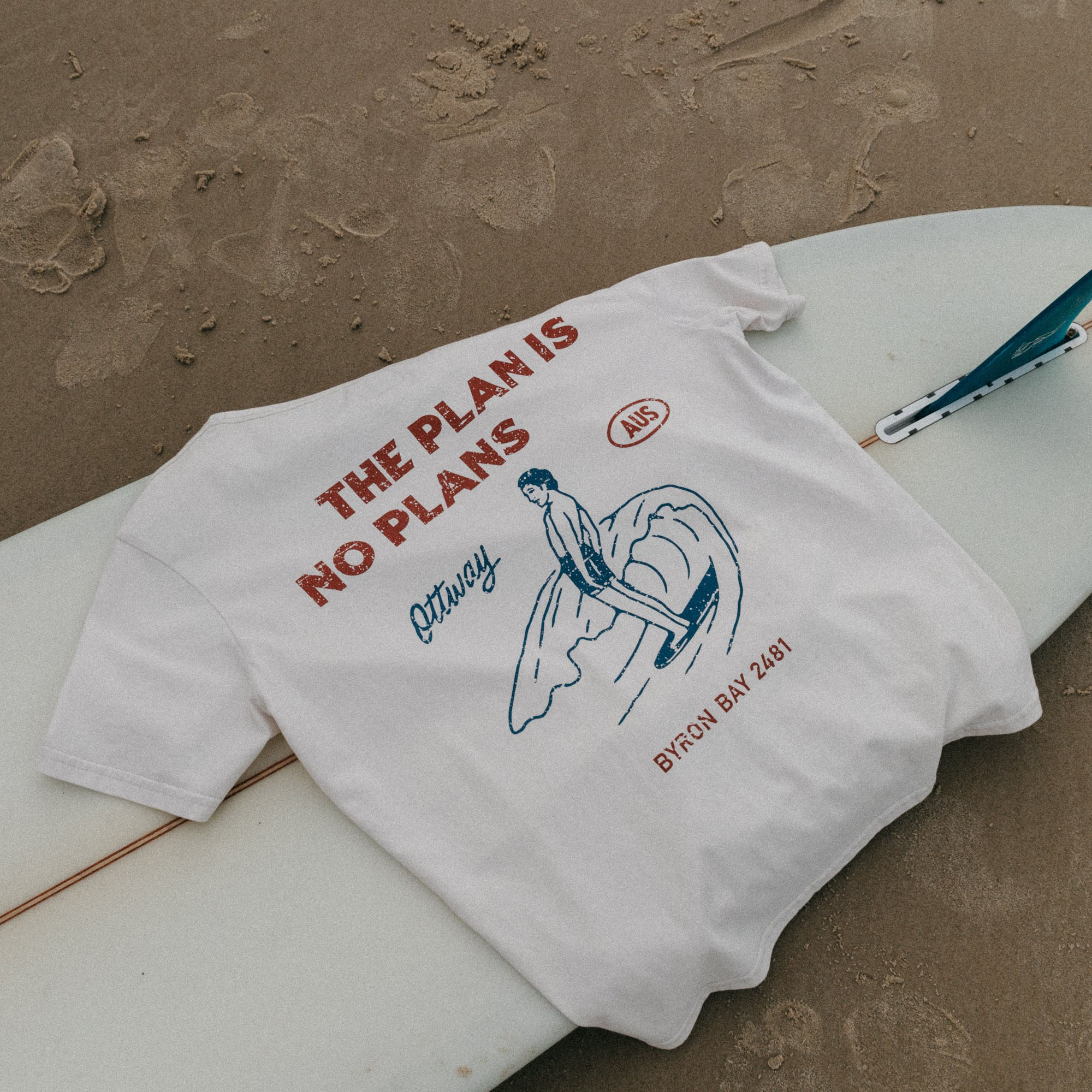 Ottway - The Plan is No Plans T-Shirt - Off-White