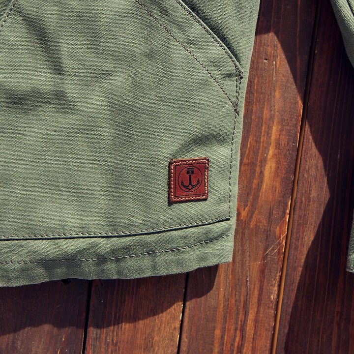 Iron and resin - cruiser jacket - green