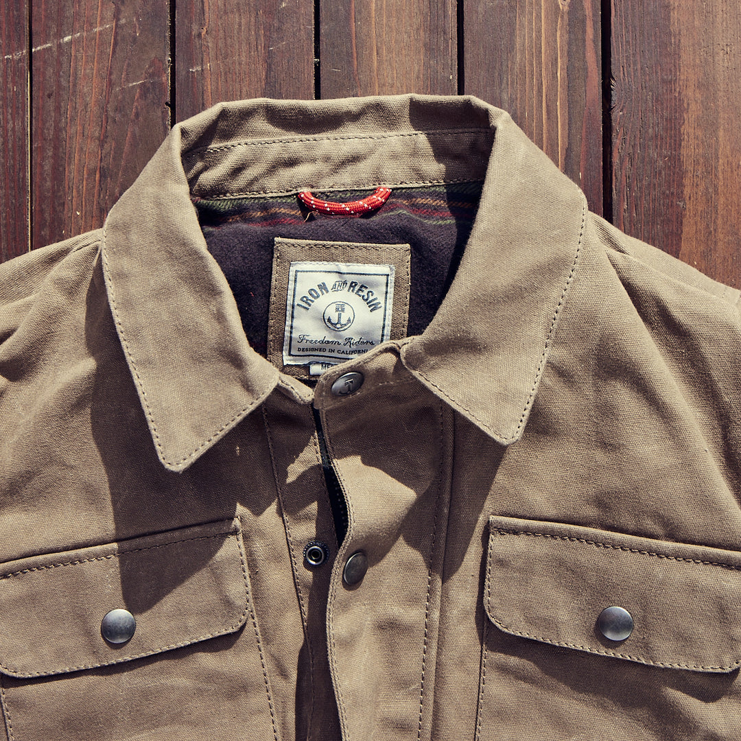 Iron and resin - cruiser jacket - field tan