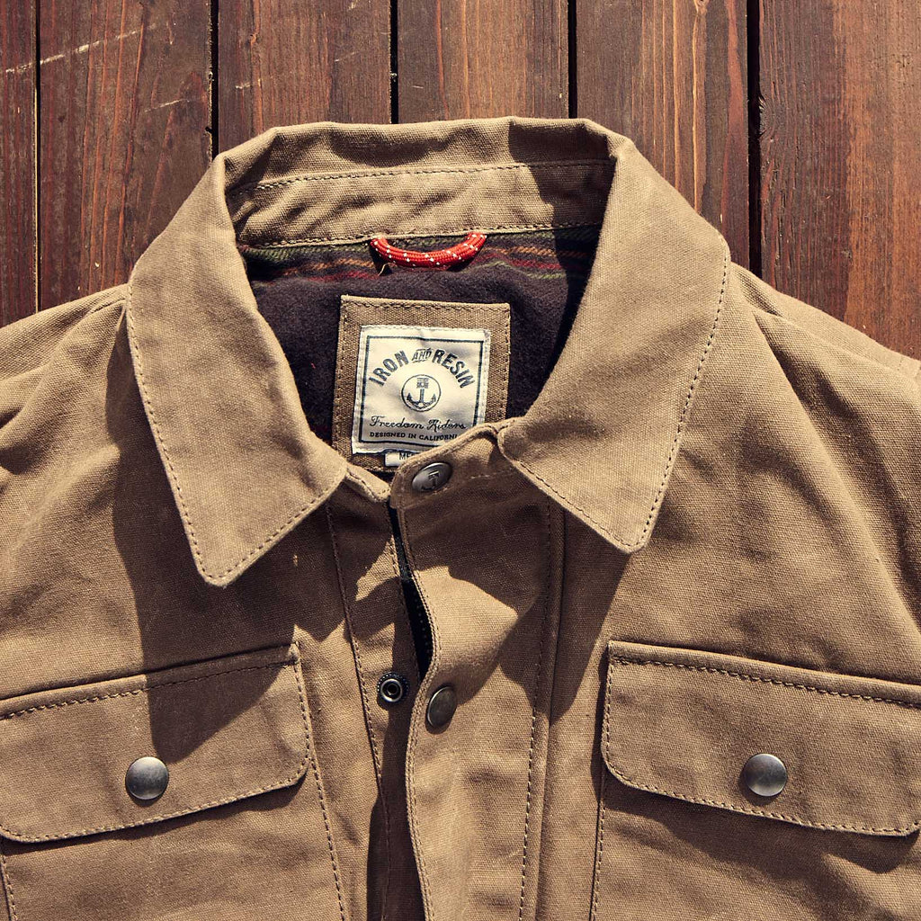 Iron and resin - cruiser jacket - field tan
