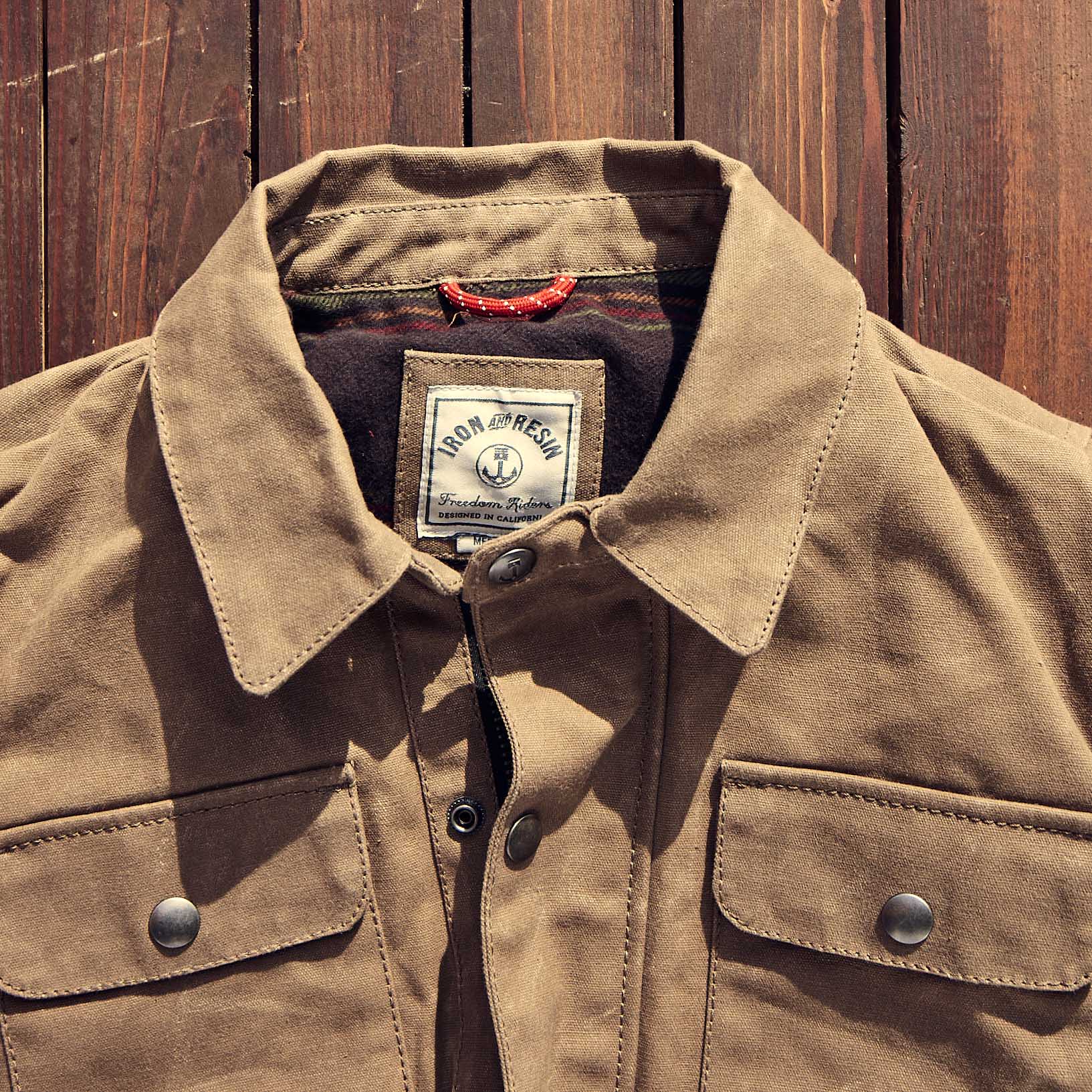 Iron and resin - cruiser jacket - field tan