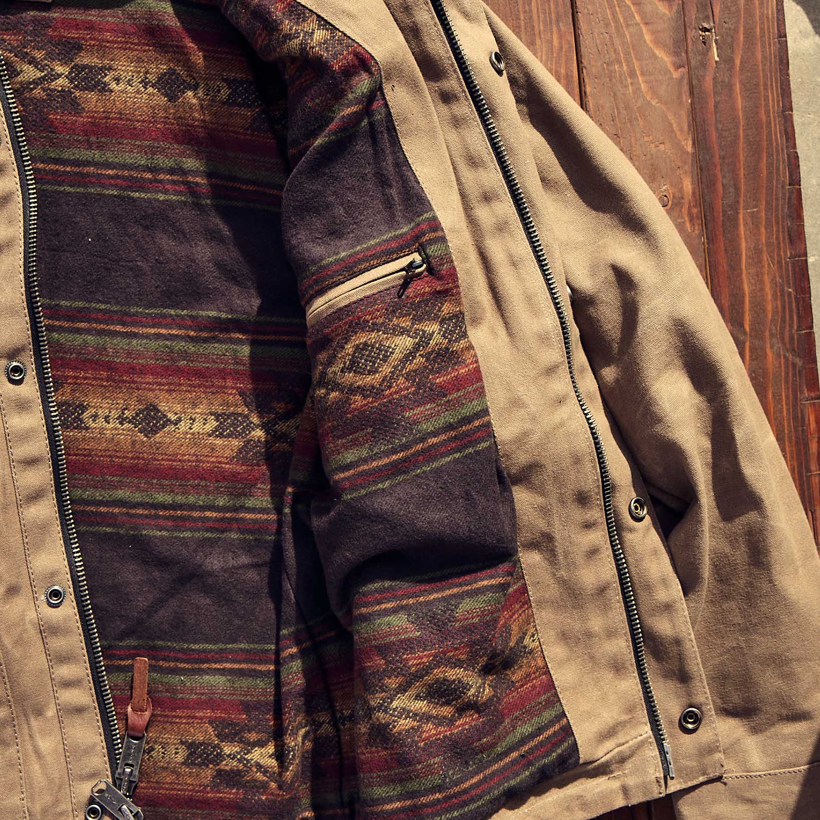 Iron and resin - cruiser jacket - field tan