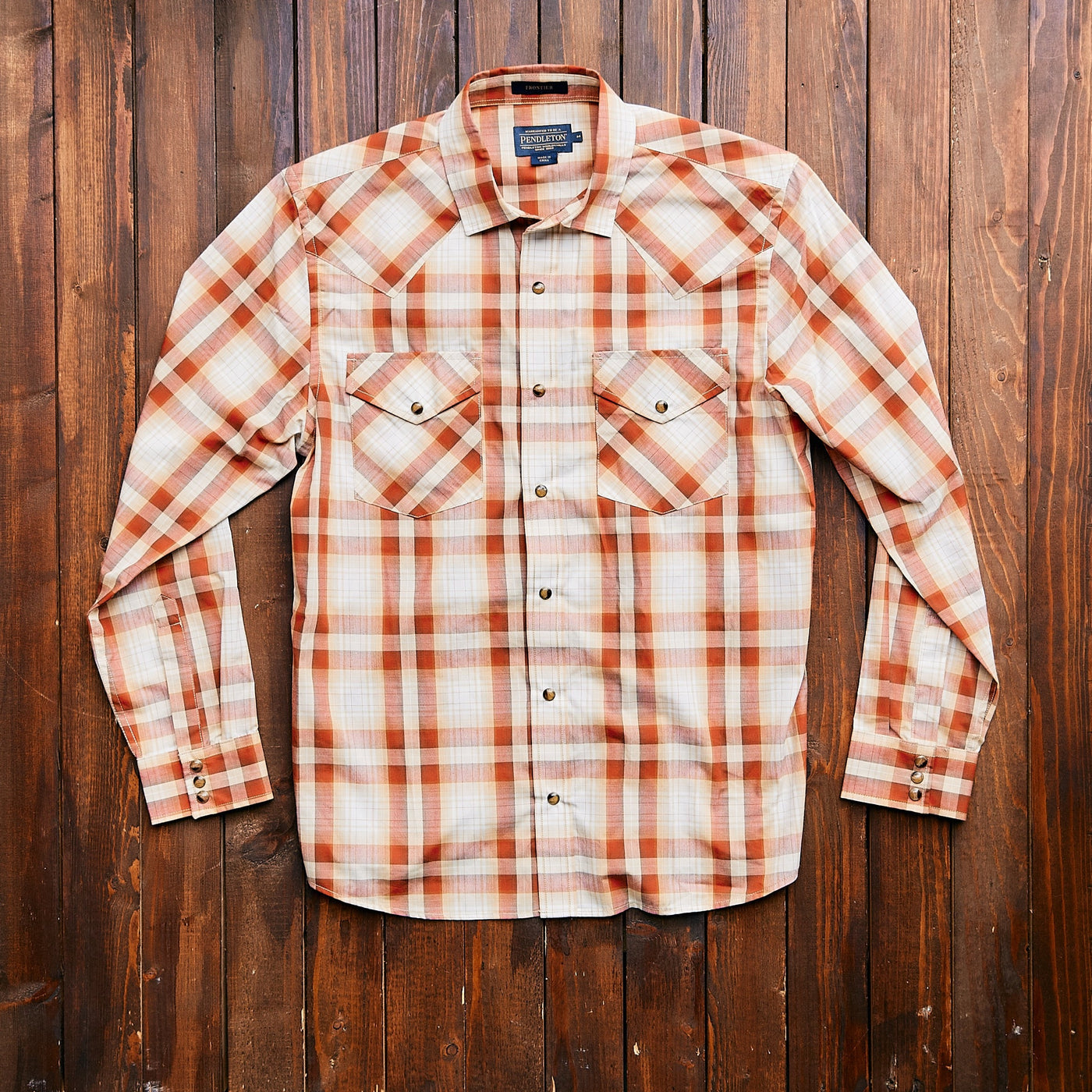 Pendleton - Frontier Shirt - Tan/Red