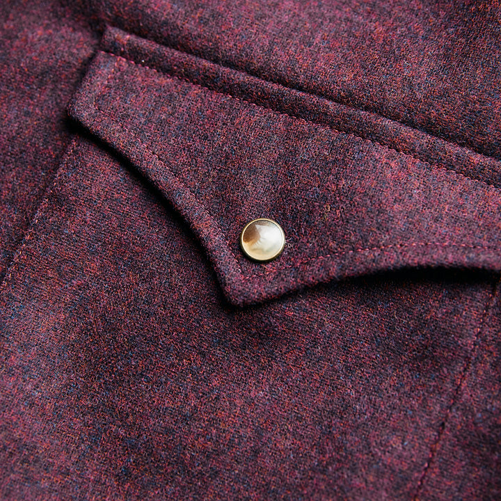 Pendleton USA - Western Canyon Wool Shirt - BURGUNDY