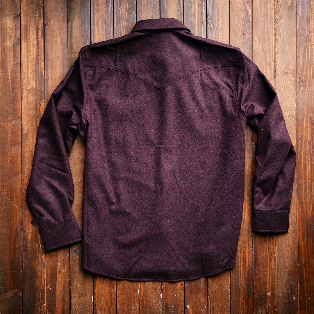 Pendleton USA - Western Canyon Wool Shirt - BURGUNDY