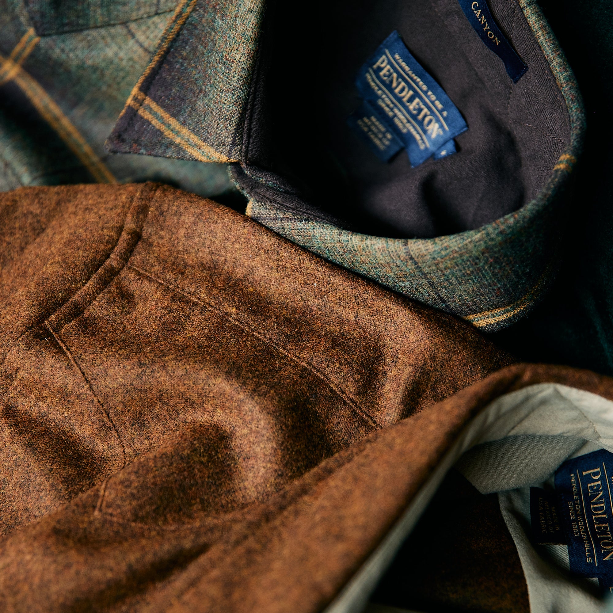 Pendleton USA - Western Canyon Wool Shirt - RUST