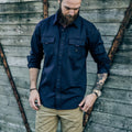 Roark - Diablo Long Sleeve Flannel - Navy
