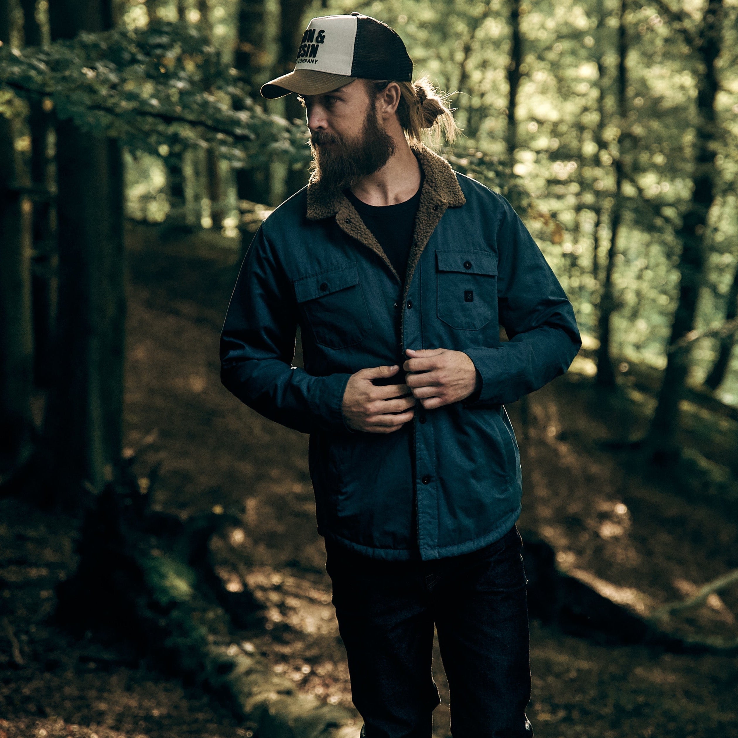 Roark - Hebrides Jacket - Petroleums-blå