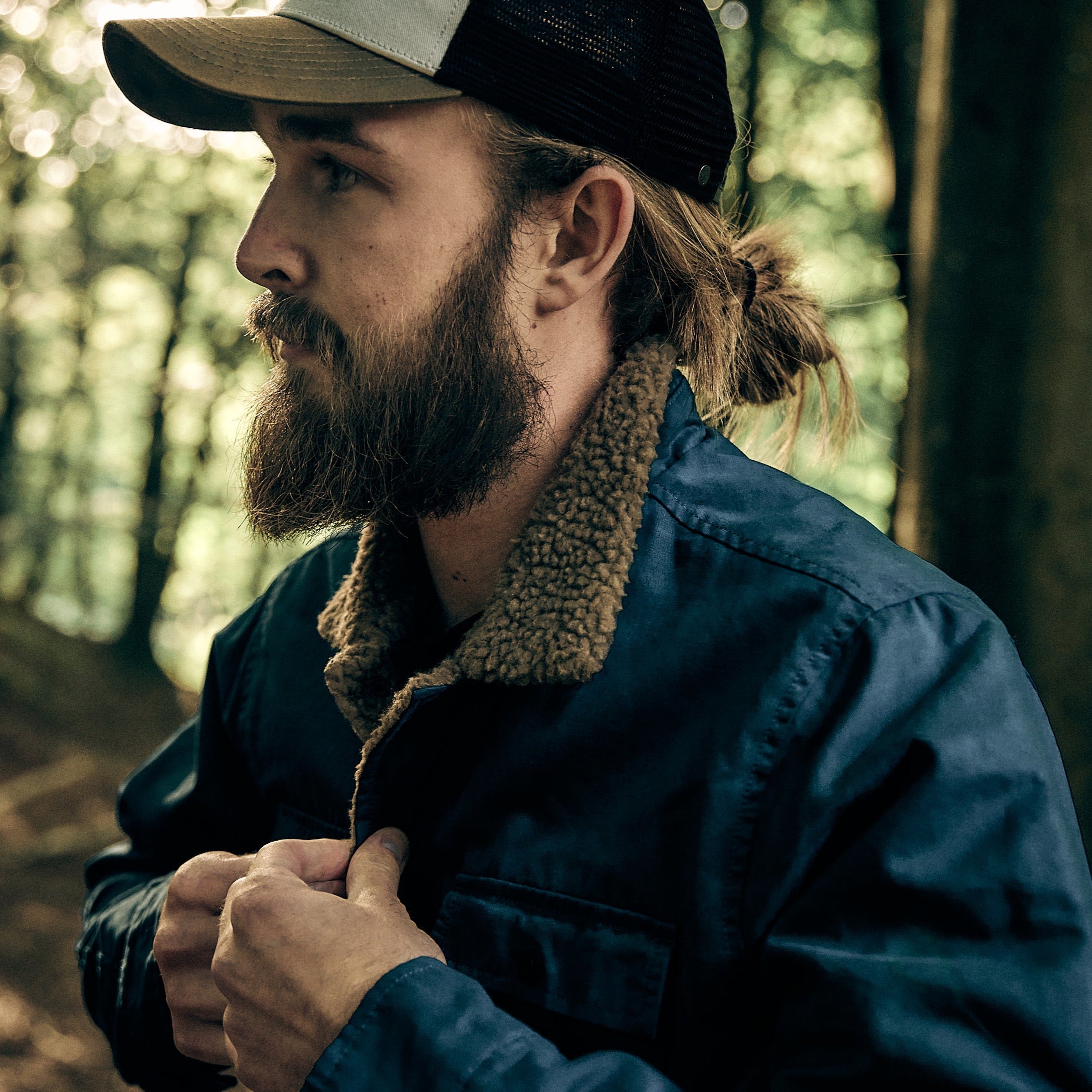 Roark - Hebrides Jacket - Petroleums-blå