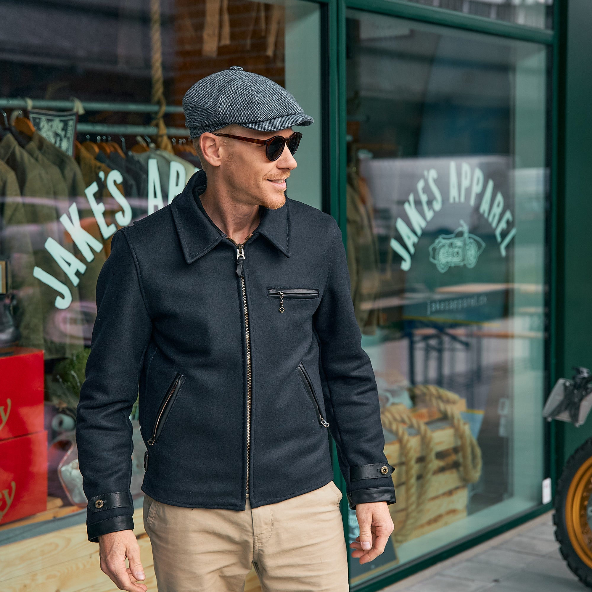 Shangri La Italy - “Varenne” Navy Blue Wool Jacket