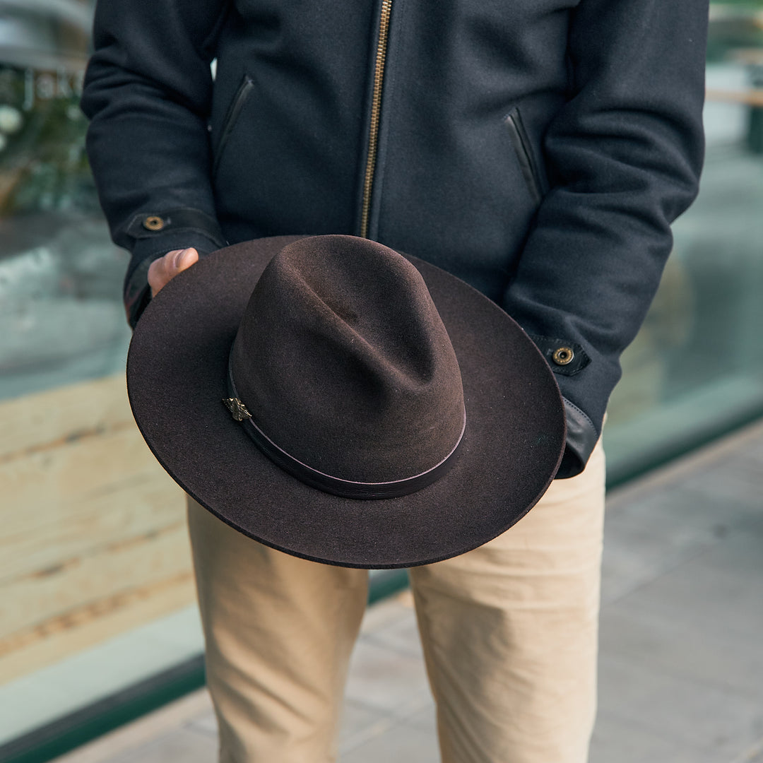 Shangri La Italy - FURIA BROWN WESTERN HAT - Brown