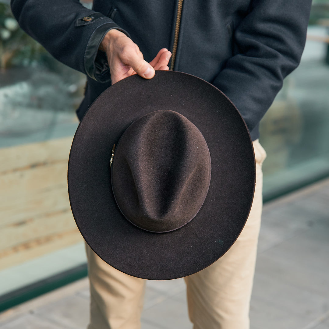 Shangri La Italy - FURIA BROWN WESTERN HAT - Brown