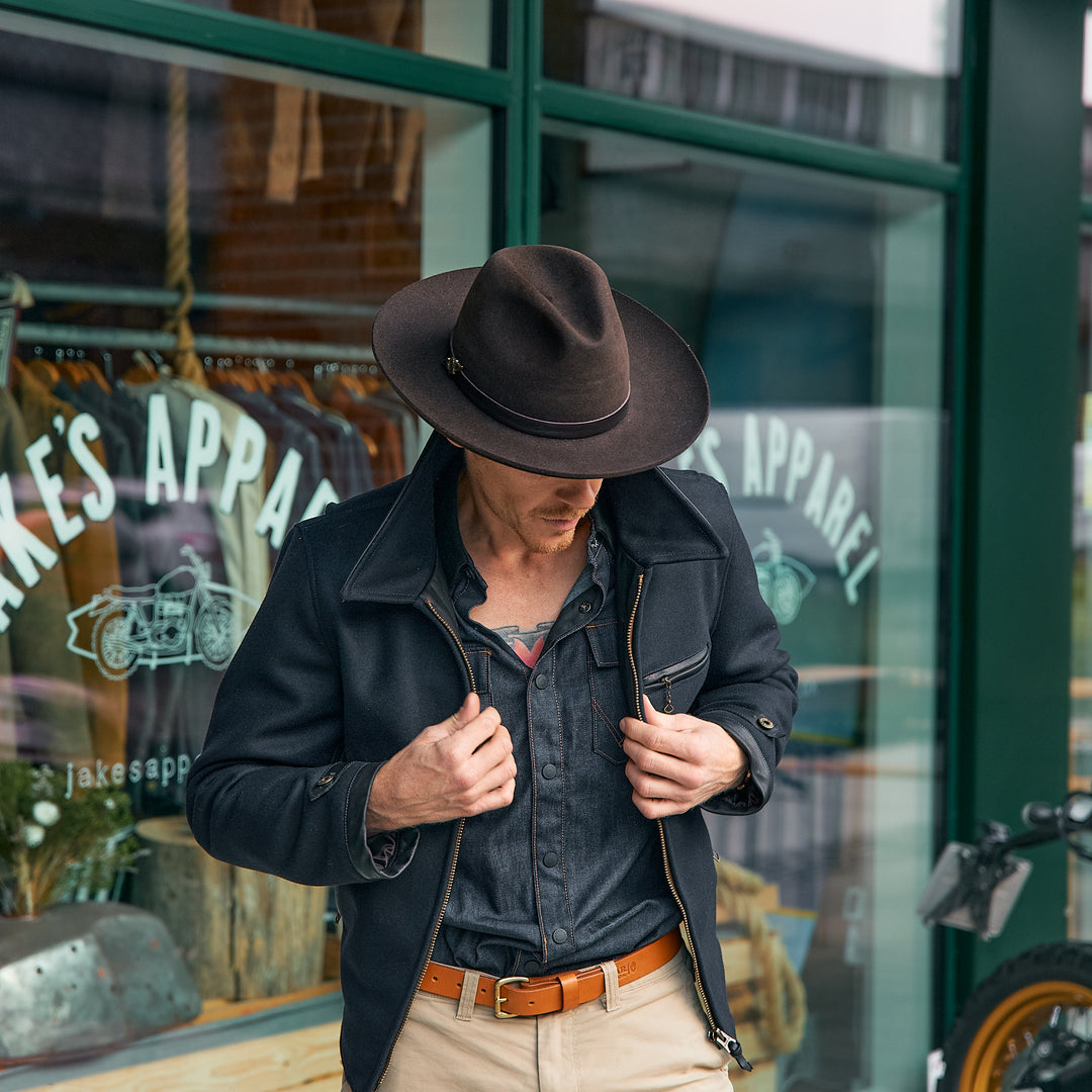 Shangri La Italy - FURIA BROWN WESTERN HAT - Brown