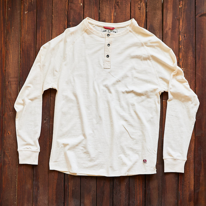 Iron and Resin - Long sleeve shirt with buttons - Off white