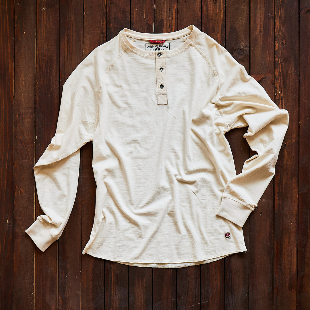 Iron and Resin - Long sleeve shirt with buttons - Off white