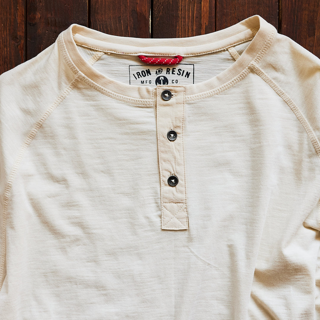 Iron and Resin - Long sleeve shirt with buttons - Off white