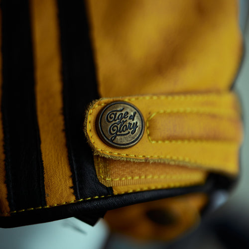 Age of Glory - Gloves - Yellow/Black - Miles Leather Gloves