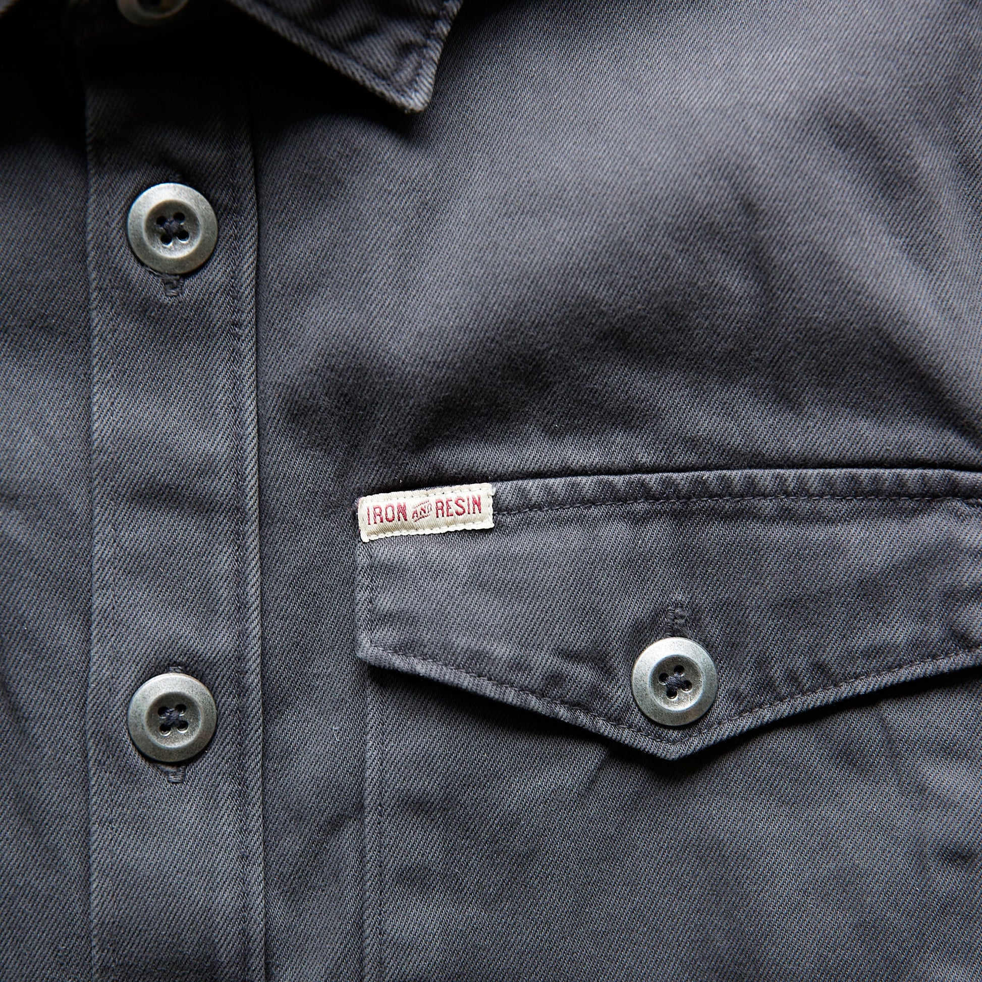 Iron & Resin - Mission Shirt - Charcoal