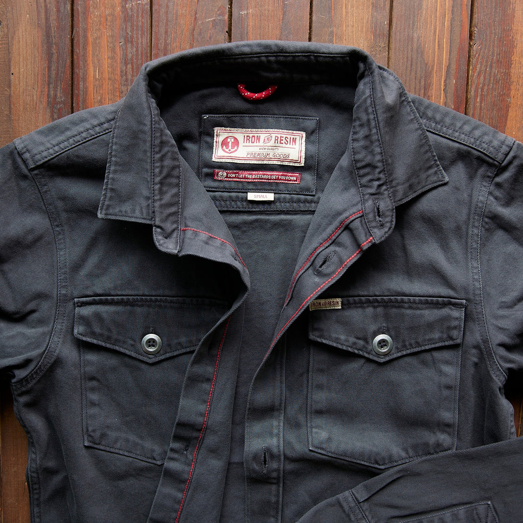 Iron & Resin - Mission Shirt - Charcoal