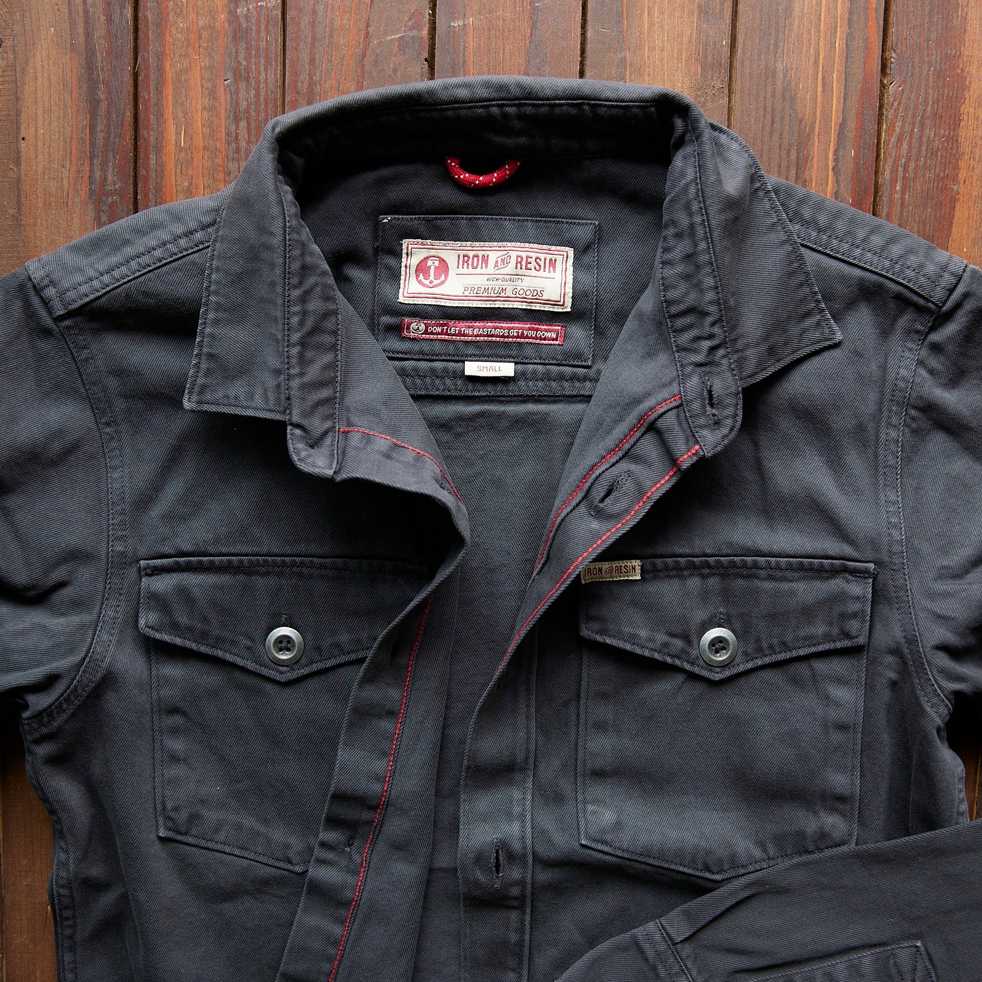 Iron & Resin - Mission Shirt - Charcoal