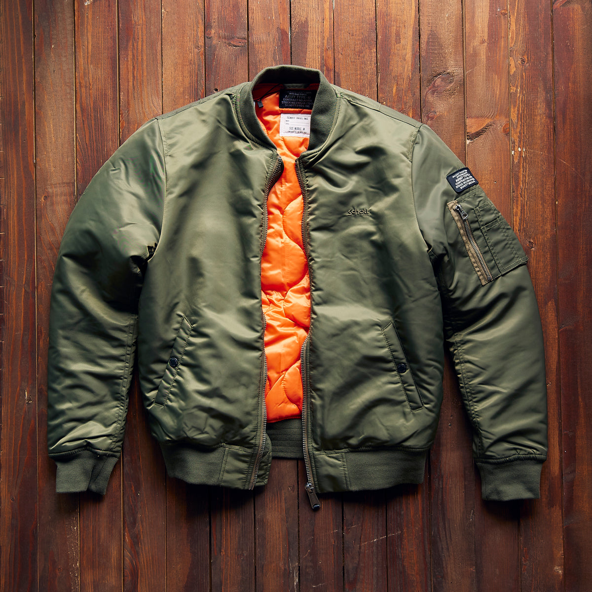 Schott NYC - Flight Jacket - Army Green – Jake
