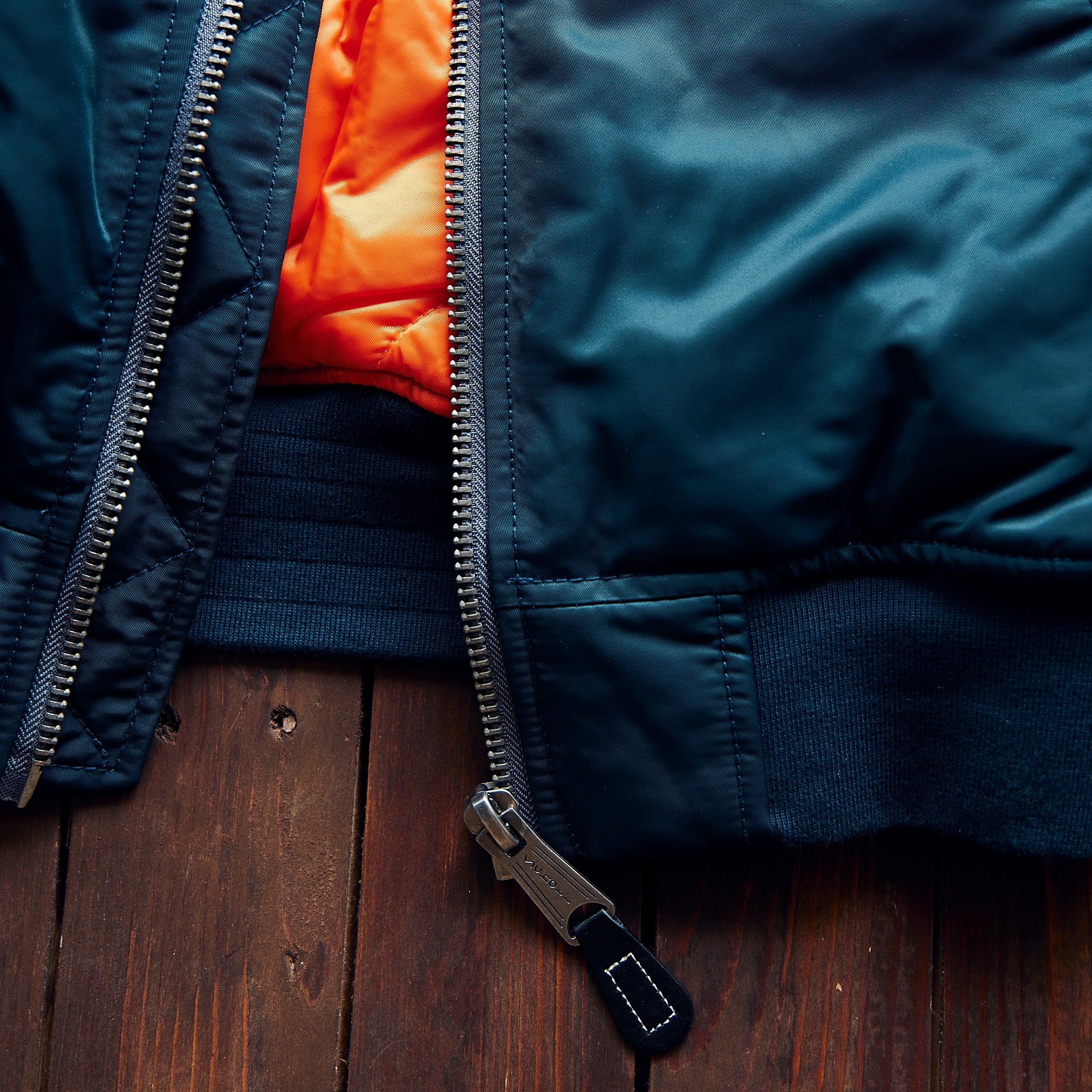 Schott nyc - flight jacket - petrol blue – Jake's Apparel