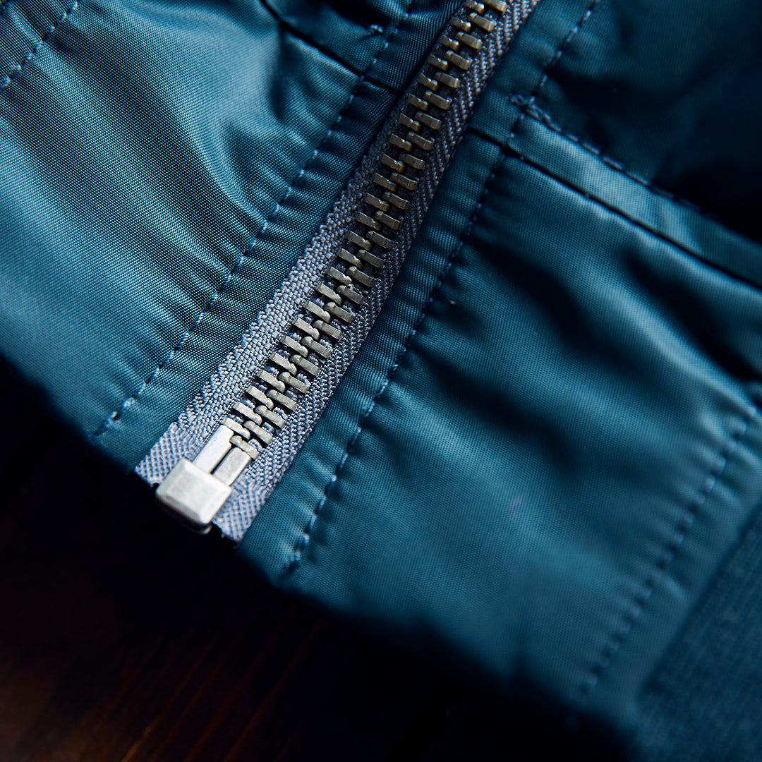 Schott nyc - flight jacket - petrol blue