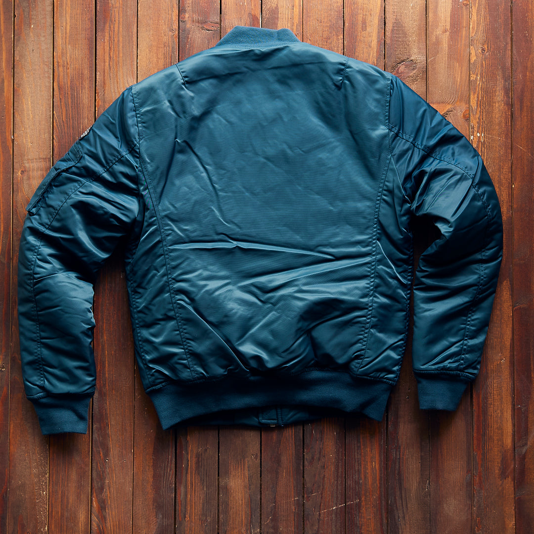 Schott nyc - flight jacket - petrol blue