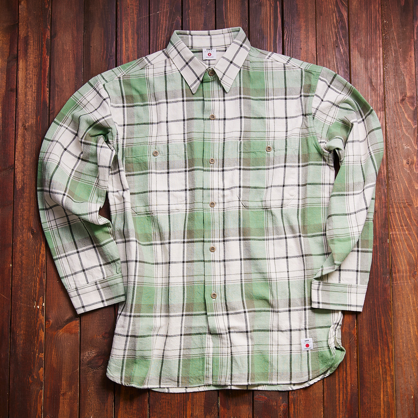 Edwin Japan - Work Shirt - Grøn