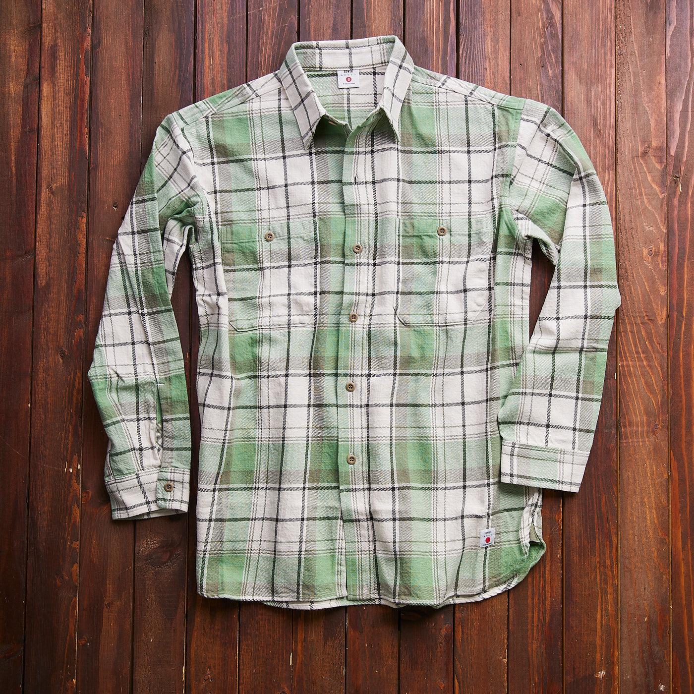 Edwin Japan - Work Shirt - Grøn