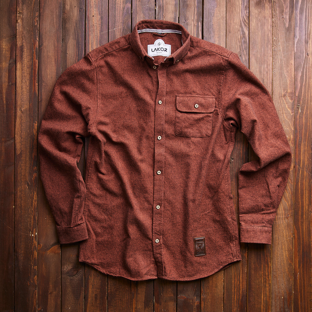 Lakor -  Moss Shirt - Rust