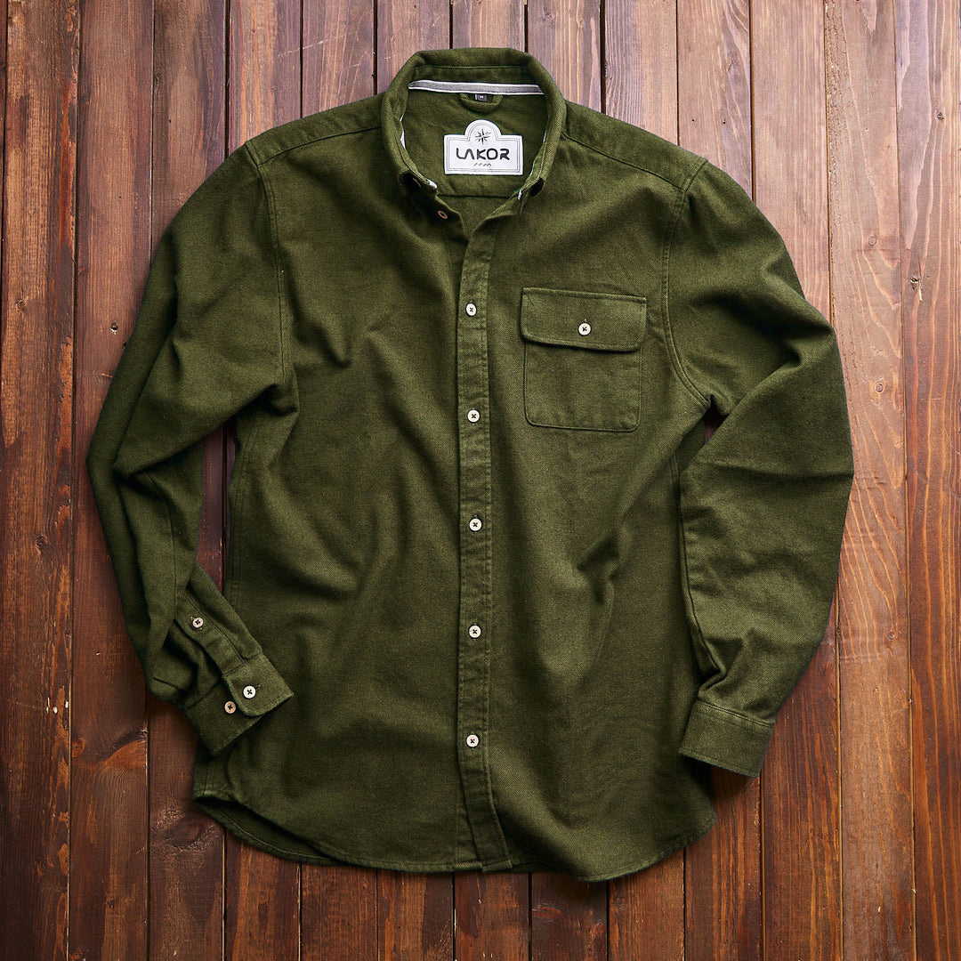 Lakor -  Moss Shirt - Fir Green