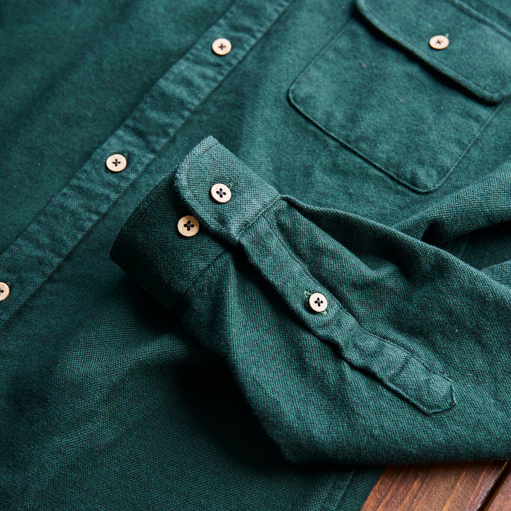 Lakor - moss shirt - bottle-green