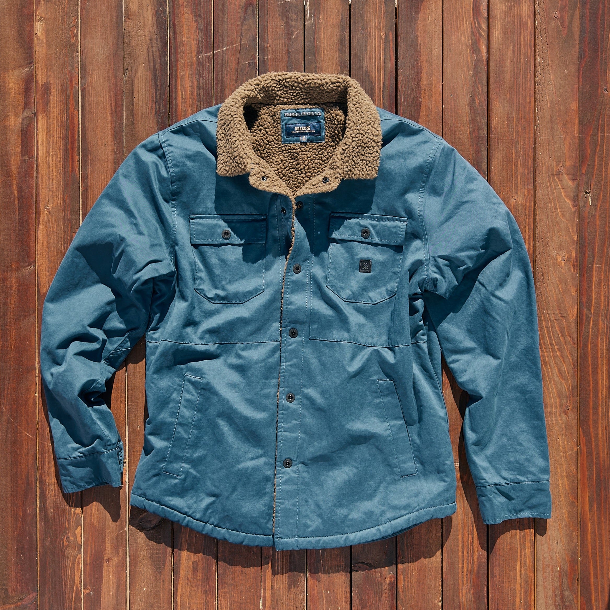 Roark - Hebrides Jacket - Petroleums-blå