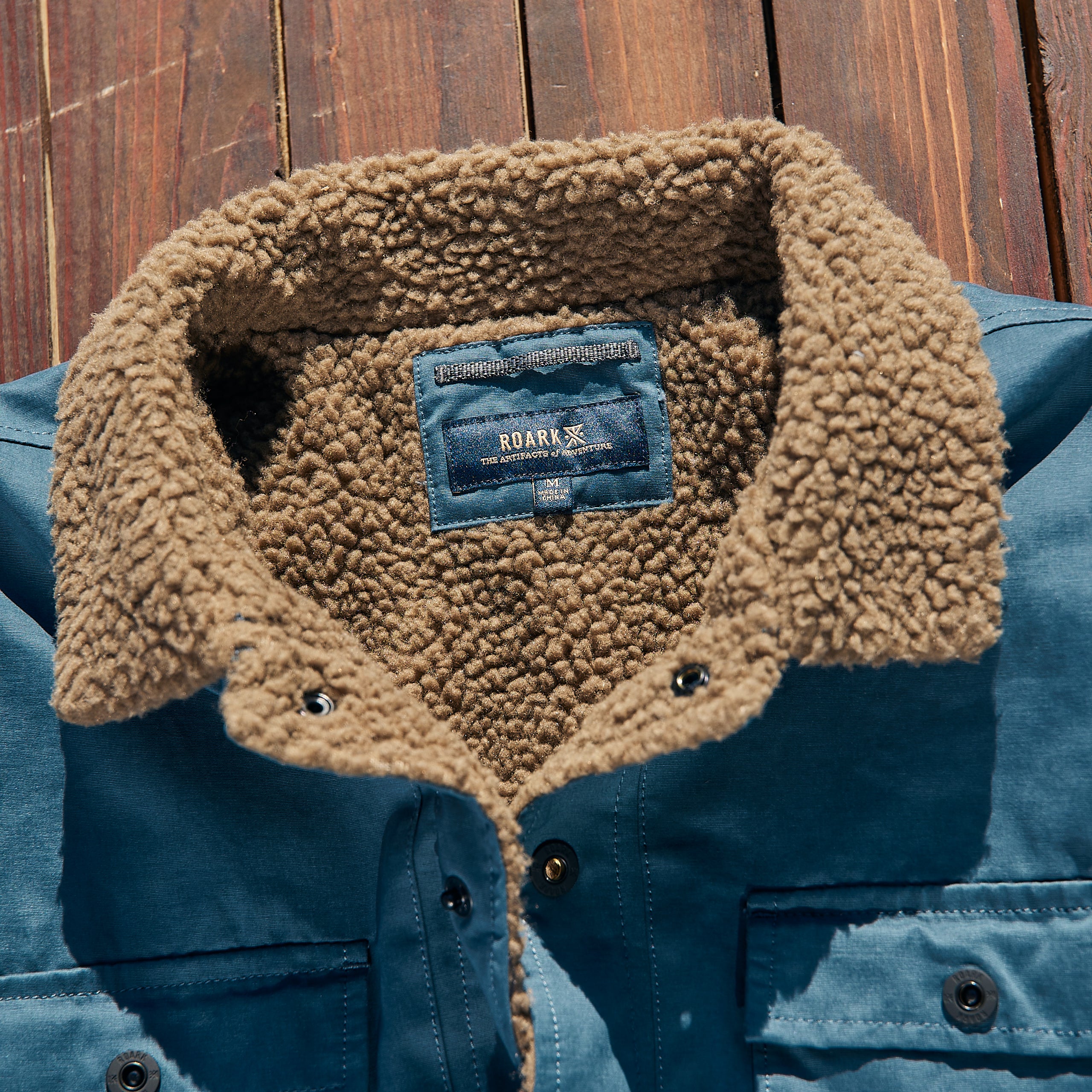 Roark - Hebrides Jacket - Petroleums-blå