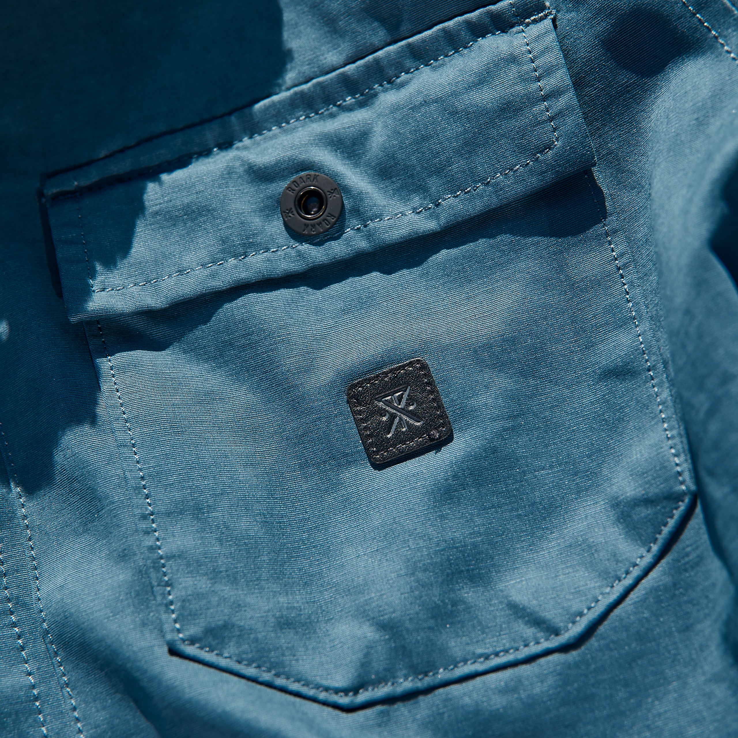 Roark - Hebrides Jacket - Petroleums-blå