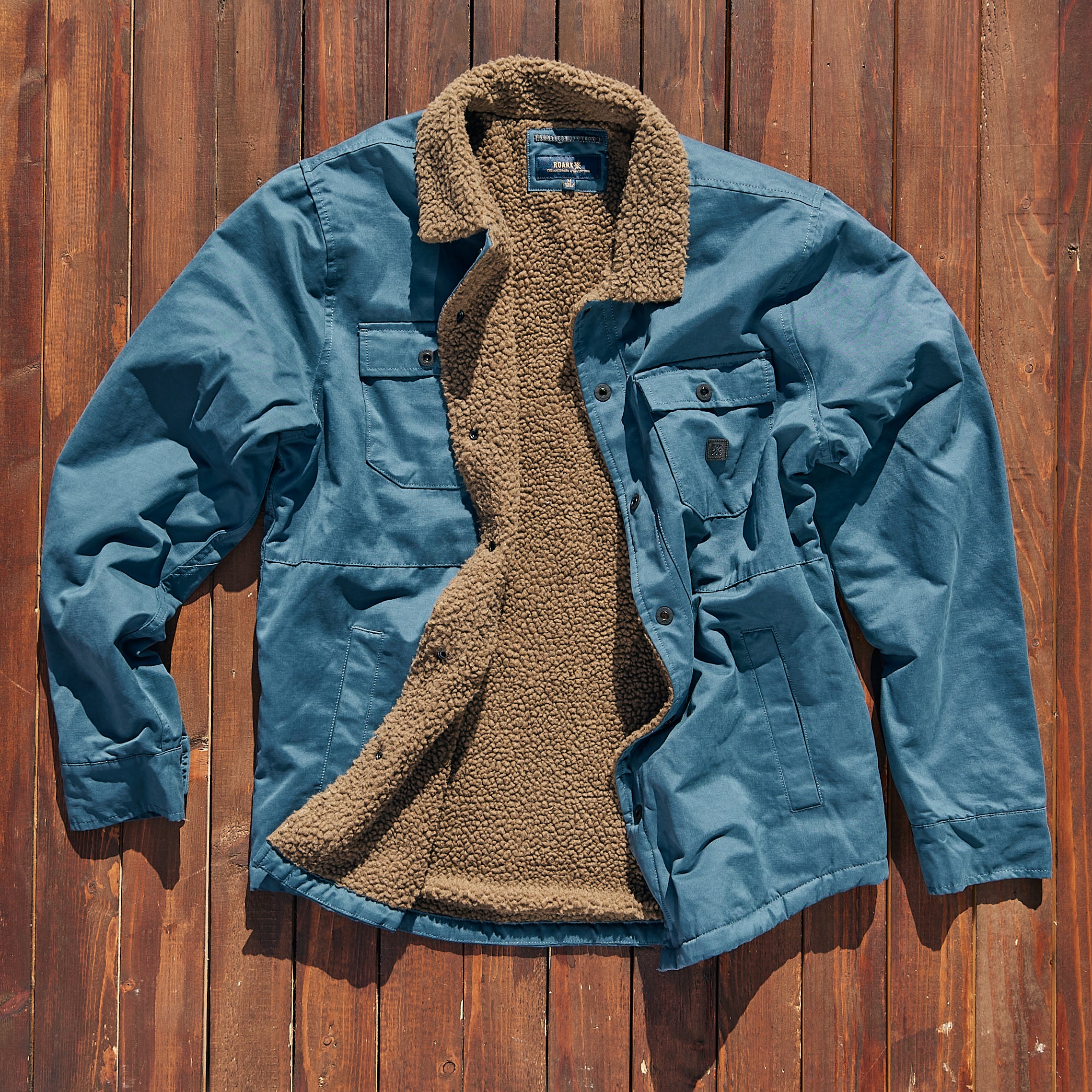 Roark - Hebrides Jacket - Petroleums-blå