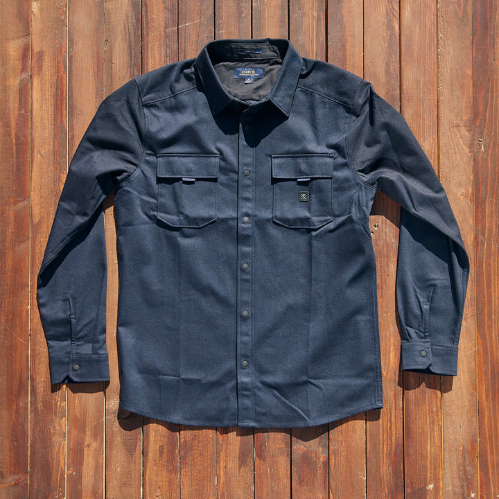 Roark - Diablo Long Sleeve Flannel - Navy