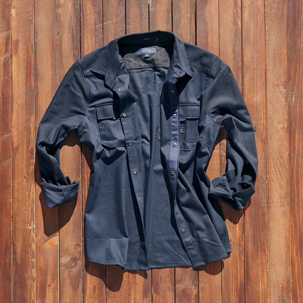 Roark - Diablo Long Sleeve Flannel - Navy