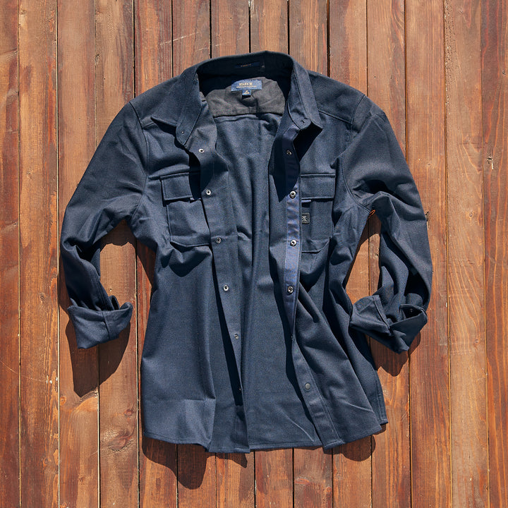 Roark - Diablo Long Sleeve Flannel - Navy