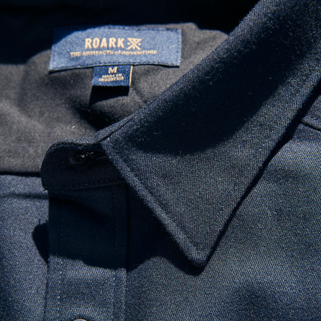 Roark - Diablo Long Sleeve Flannel - Navy