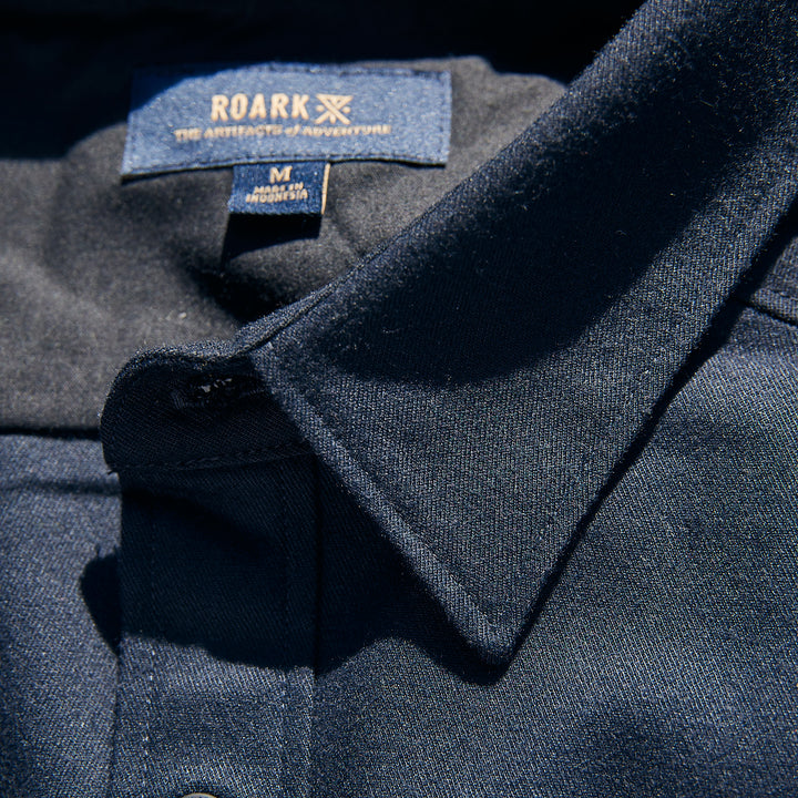 Roark - Diablo Long Sleeve Flannel - Navy