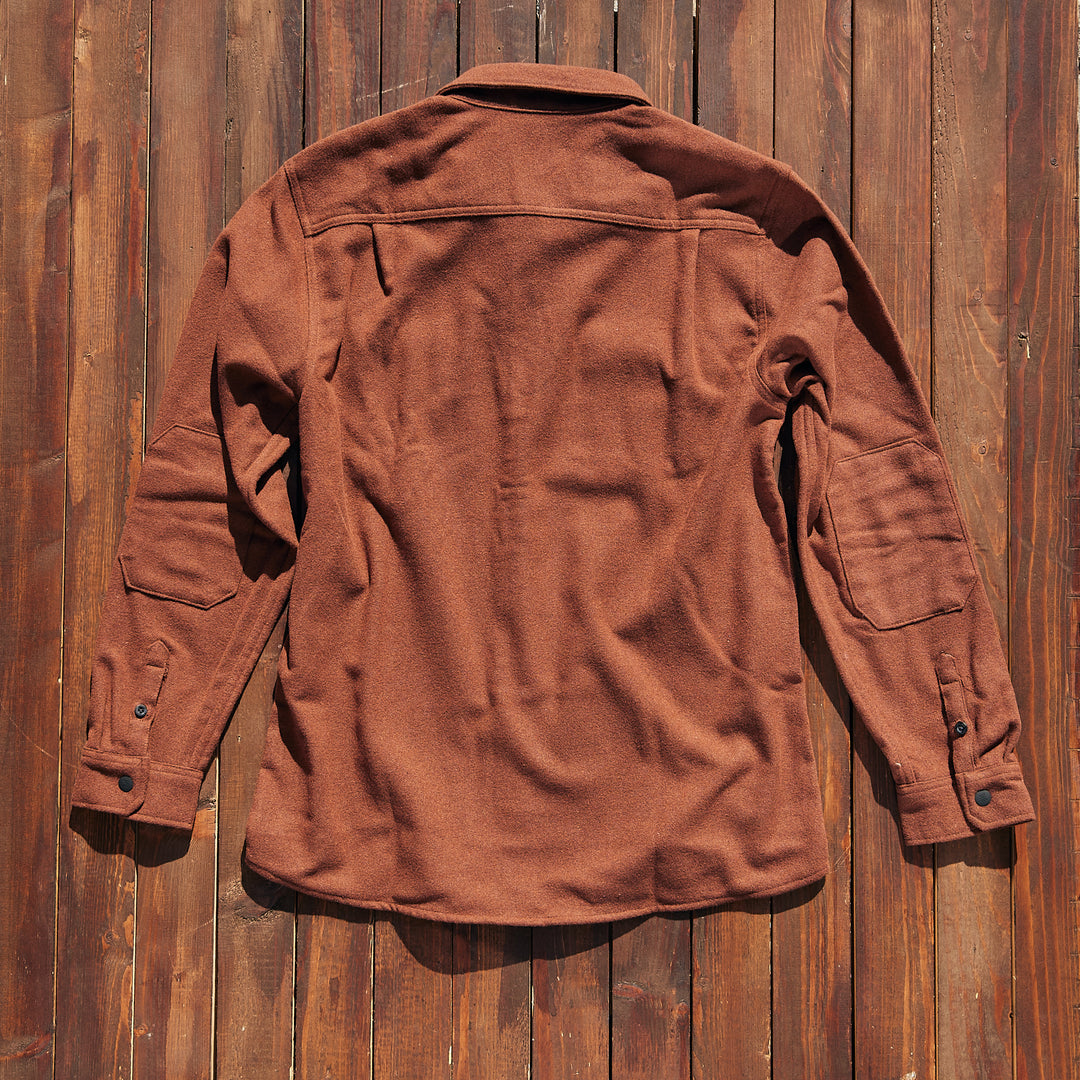 ROARK - NORDSMAN WOOL - RED WINE OVERSHIRT