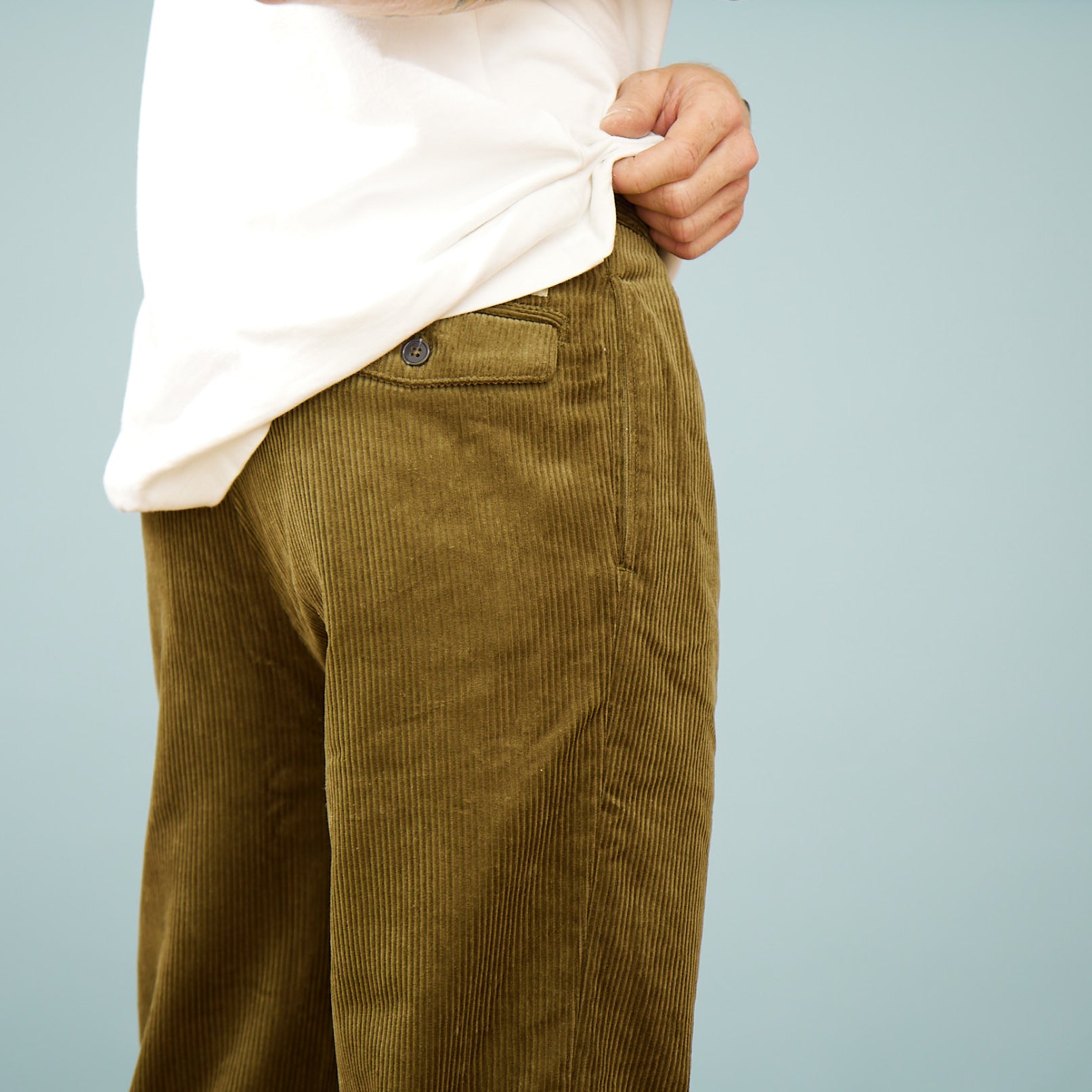 DEUS - CORDUROY PANTS - ALPINE CORD PANT - OLIVE