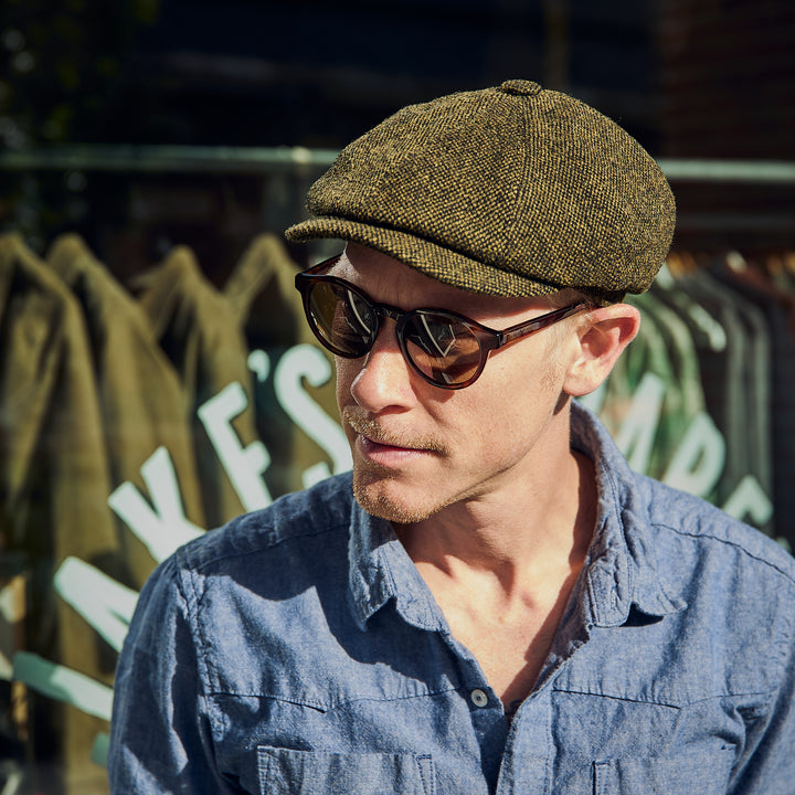 Mayser - seven flat cap - wool - green