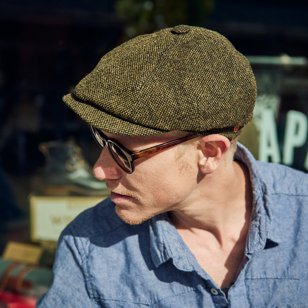 Mayser - seven flat cap - wool - green