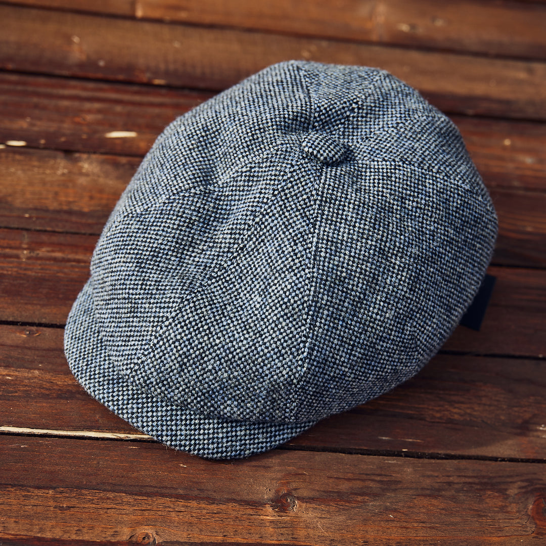 Mayser - seven flat cap - wool - blue